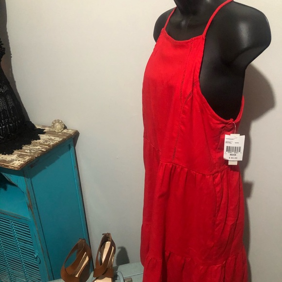 Speechless Red Ruffle Dress - Picture 6 of 6